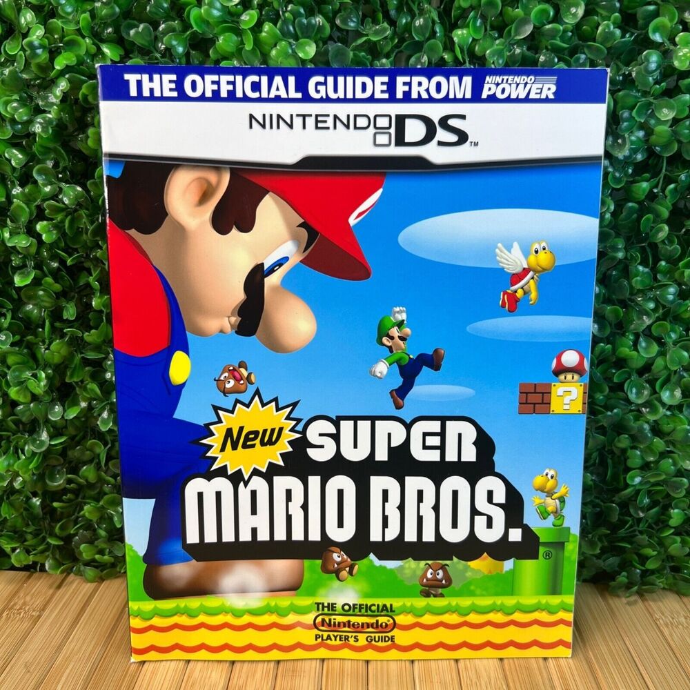 Super Mario Bros Official Player's Guide Nintendo DS Power Strategy Books